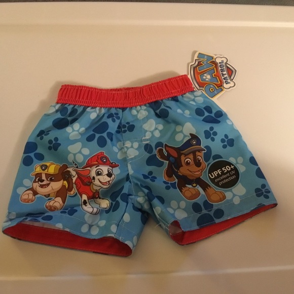 paw patrol bathing suit size 6